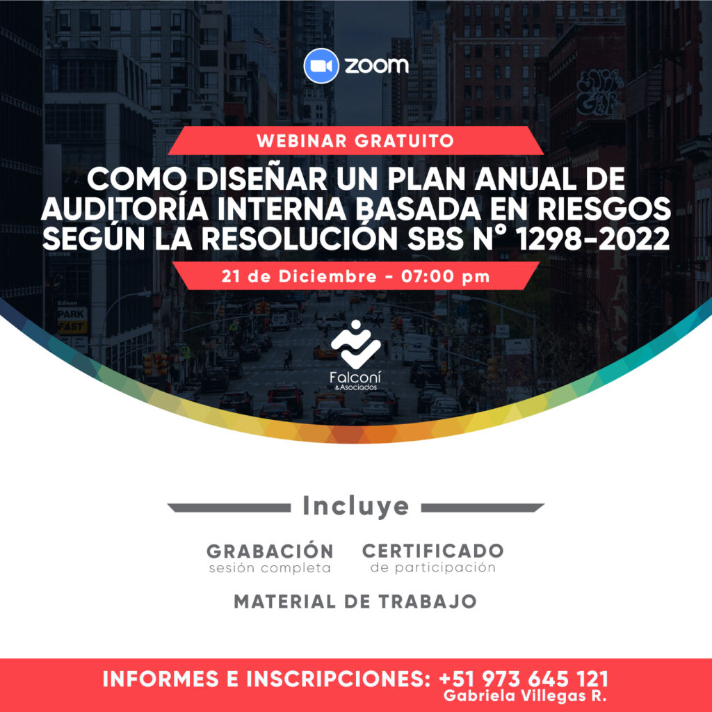 Cómo Diseñar un Plan Anual de Auditoría Interna Basada en Riesgos Según la Resolución SBS N° 1298-2022